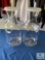 Lot of 2 - 1.5L Cambro Decanters with Lids