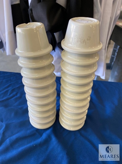 Lot of 20 - Ivory G.E.T. S-610 Sauce Cups