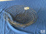 Black Artisian Oval Basket