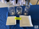 Mixed Lot of Glass and Serving Items