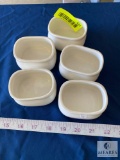 Lot of 5 - American Metal Craft Ivory Sauce Cups