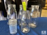 Mixed Lot of 5 - Glass Jars