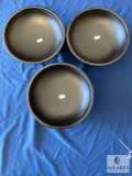 Lot of 3 - Melamine G.E.T. MOJ-803 Serving Bowls