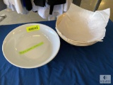 Lot of 4 - AdCraft DV-10 Melamine 10 inch 2 quart Serving Bowls