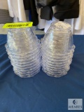 Lot of 20 - Clear AdCraft Dessert Cups