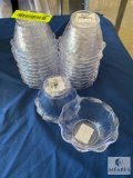Lot of 23 - Clear AdCraft Dessert Cups