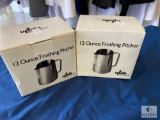 Lot of 2 - Update 12-ounce Frothing Pitchers