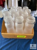 Lot of 12 - Plastic Salad Dressing Dispenser Bottles - no lids