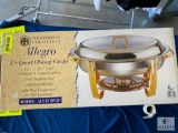 American Metal Craft Performance Collection Allegro 5.8-Quart Oblong Chafer