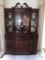 Antique Beautiful Wood China Hutch / Secretary