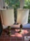 Lot of Two Vintage Brass Table Lamps