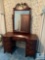 Mahogany dresser with adjustable mirror