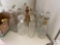 Mixed lot of decanters