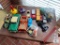 Large lot of child's toys - cars, trucks, bells and more