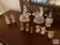 Mixed lot of figurines including a piece pieces of red-letter Japan