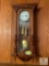 Wooden wall pendulum clock