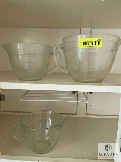 Lot of (3) measuring bowls