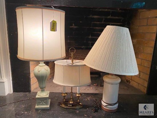 Lot of three lamps