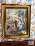 Framed art print - Renoir - Girls in the Meadow