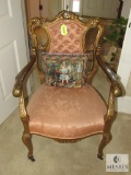 Antique Gold-Gilt design men's parlor chair