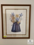 Framed floral print - Dru 1980