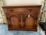 Oak side chest - one over two design