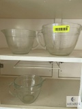 Lot of (3) measuring bowls