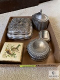 Lot of (5) jewelry boxes