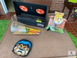 Vintage child's play toy lot - including Sears Moving Target
