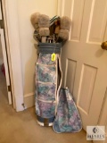 Set of Ladies Right Hand Golf Clubs and Bag of Golf Balls - Big Bertha and Cobra