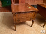 Morganton Vintage Wood Side Table - Single Drawer