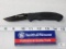 New Smith & Wesson SWA25 Black Folder Knife with Quick Assist & belt clip