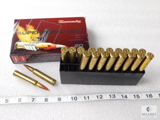 20 Rounds Hornady Superformance .338 Win Mag Ammo 185 Grain GMX