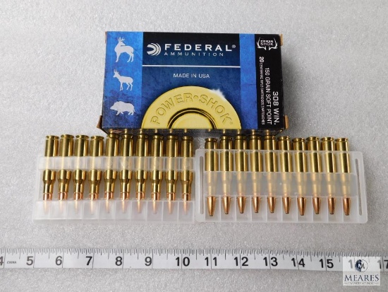 20 Rounds Federal Power-Shok .308 Win Ammo 150 Grain Soft Point