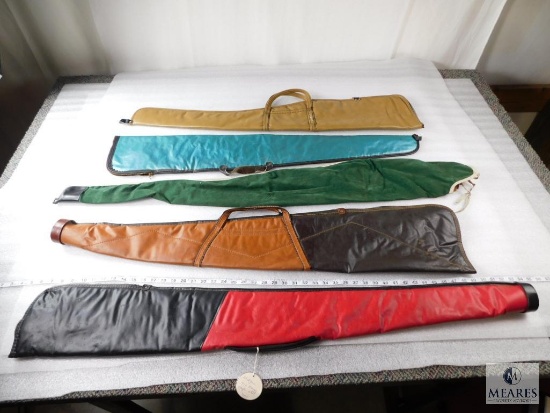 Lot of 5 assorted size & style Long Gun Cases