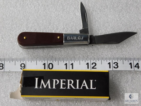 New Imperial 278 Barlow 2 Blade Folder Pocket Knife