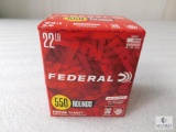 550 Rounds Federal .22 LR Ammo 36 Grain