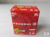 550 Rounds Federal .22 LR Ammo 36 Grain