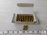 50 Rounds 9mm Winchester Brass Ammunition 115 Grain RN