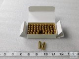 50 Rounds 9mm Federal Brass Ammunition 115 Grain RN