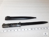 German 1884/98 Bayonet with Metal Scabbard serial #CLC43