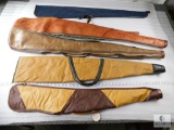 Lot of 5 assorted size & style Long Gun Cases