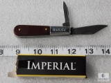 New Imperial 278 Barlow 2 Blade Folder Pocket Knife