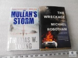 The Wreckage by Michael Robotham & Mullah's Storm by Thomas W. Young Books