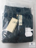 New Beretta Mens Classic V-Neck Sweater Dark Green Sz Medium