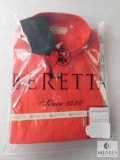 New Beretta Mens TM Shooting LS Button up Shirt Red Sz XL