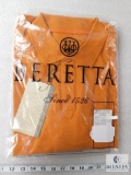 New Beretta Mens Corporate Polo Shirt Orange Gold Sz XL