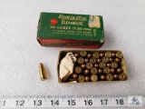 38 Rounds Remington Kleanbore 30 Luger 93 Grain Ammo in Vintage Box