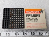 100 Winchester Primers for Small Pistol & Standard Pistol Loads