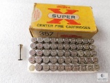 50 Count Western Super X Brass .357 Mag for Reloading